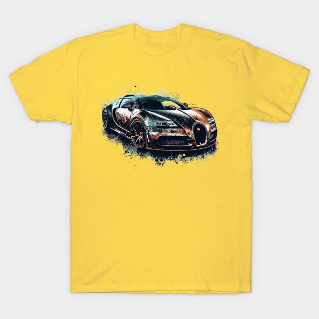 Bugatti Veyron T-Shirt by Vehicles-Art